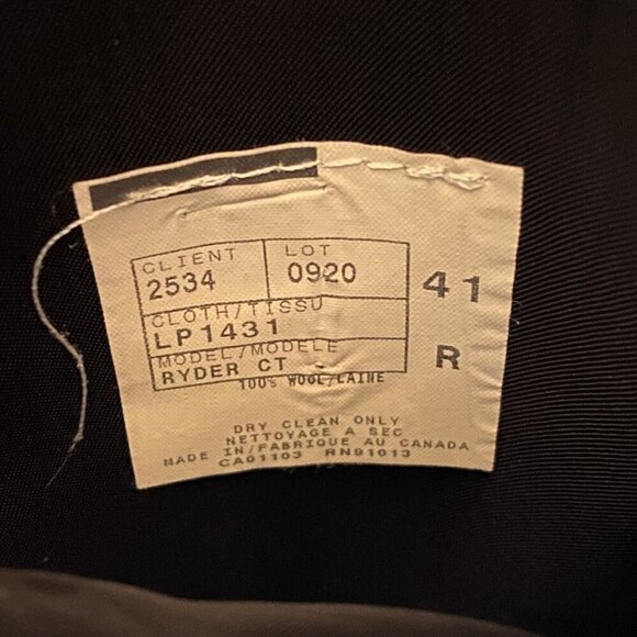 Jack Victor Sport Jacket 41R Loro Piana Zelander Wool Ryder Charcoal Two Button - Picture 8 of 16